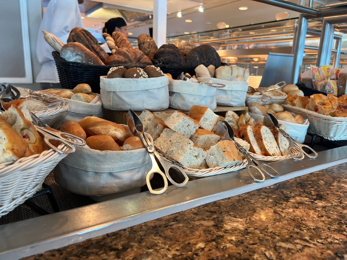 A Selection of breads in baskets